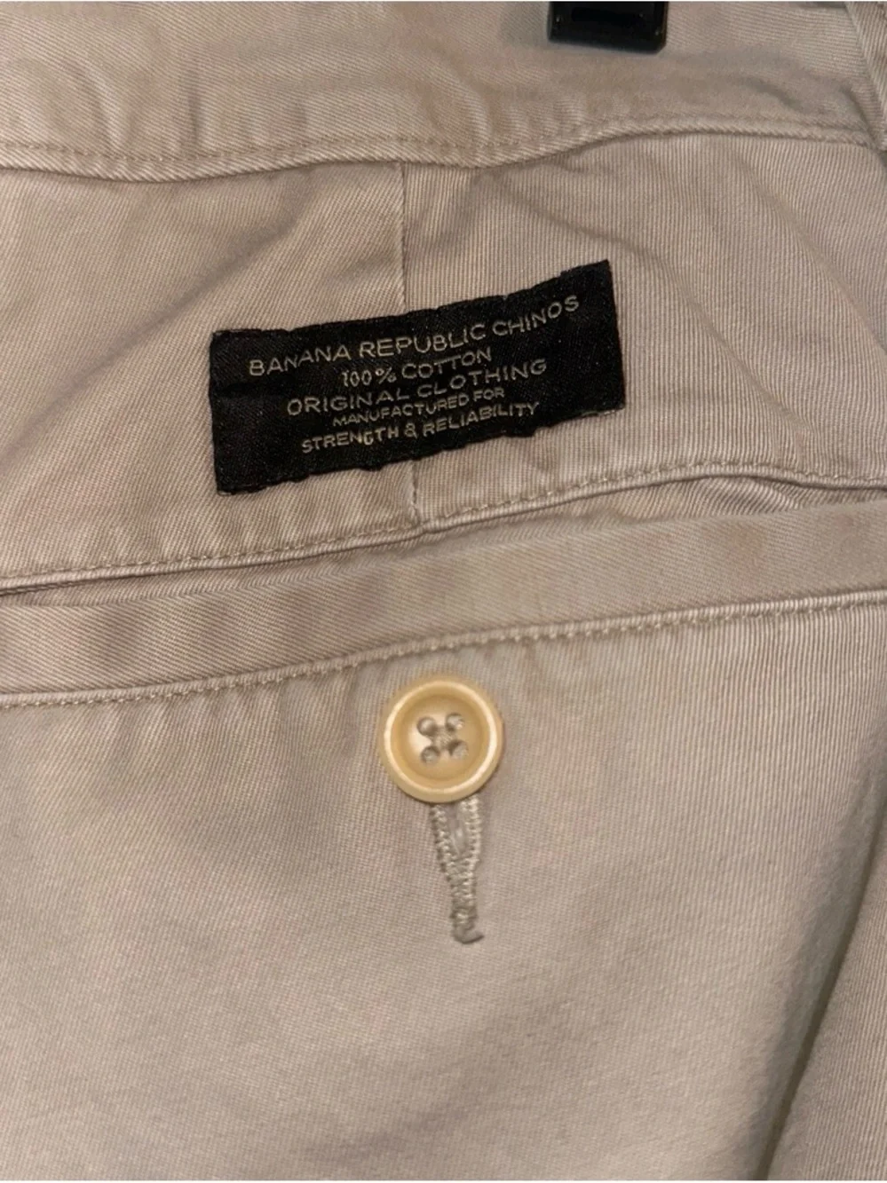 Banana Republic Light Khaki Chinos - Straight Leg